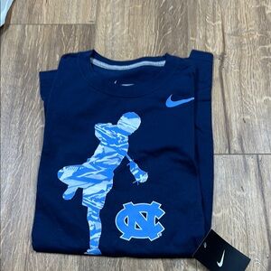 NWT’s Nike Men's Navy Blue Tee (Univ of NC Tarheels Lacrosse) XL